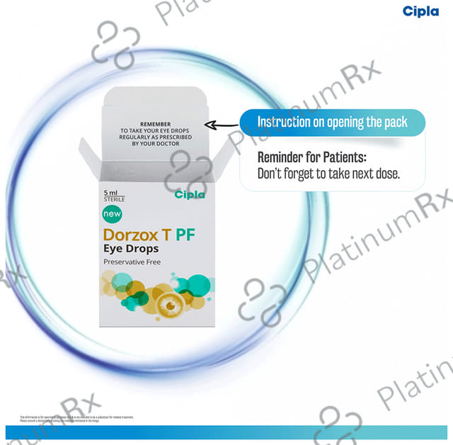 Dorzox T Pf Eye Drops 5ml