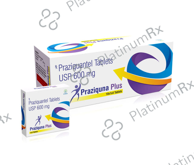Praziquna Plus 600mg Tablet 4s