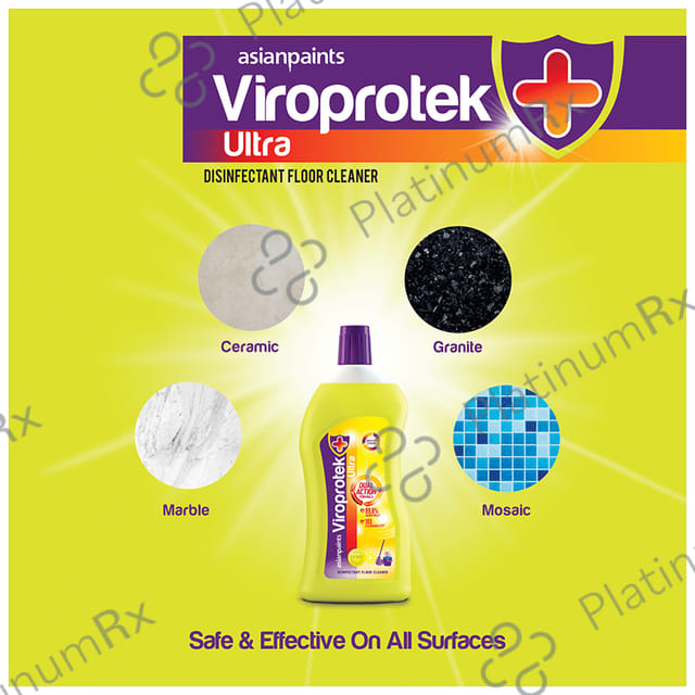 Asianpaints Viroprotek Ultra Disinfectant Floor Cleaner Citrus 5 Ltr
