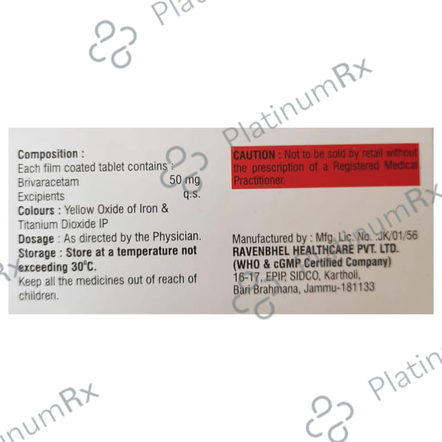 Brivafix 50mg Tablet 10s