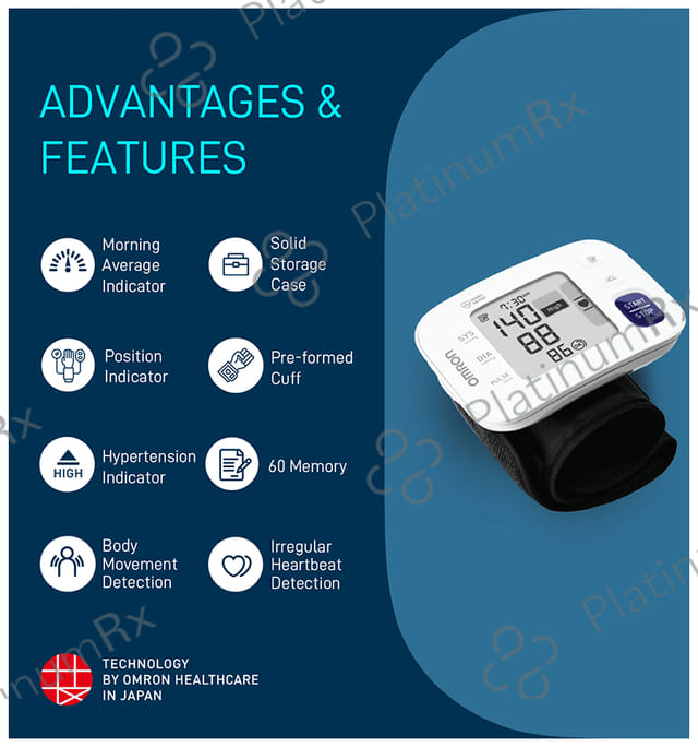 Omron HEM 6181 Wrist Blood Pressure Monitor