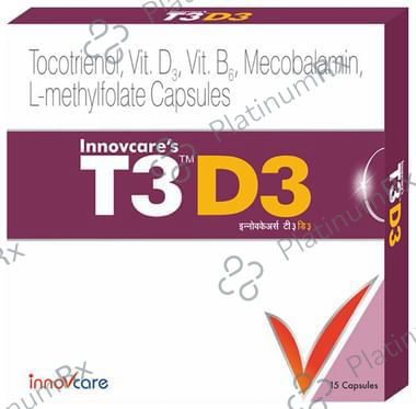 Innovcares T3 D3 Capsule 15s