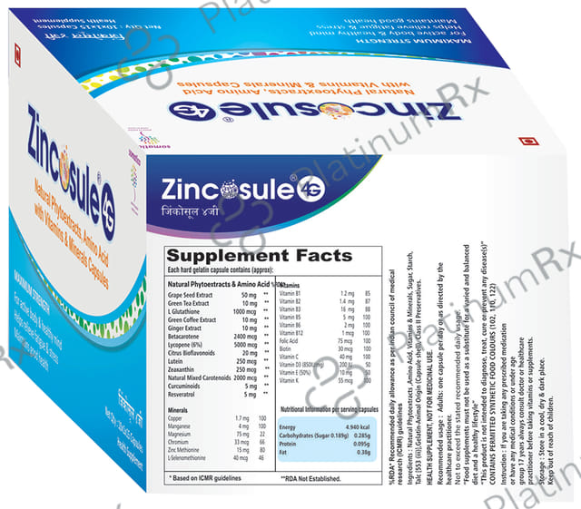 Zincosule 4G Capsule 15s
