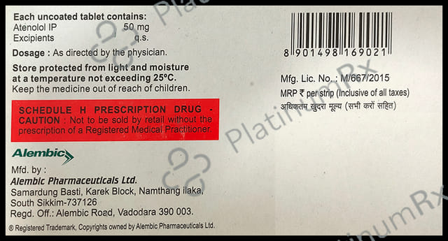 Atecard 50mg Tablet 14s