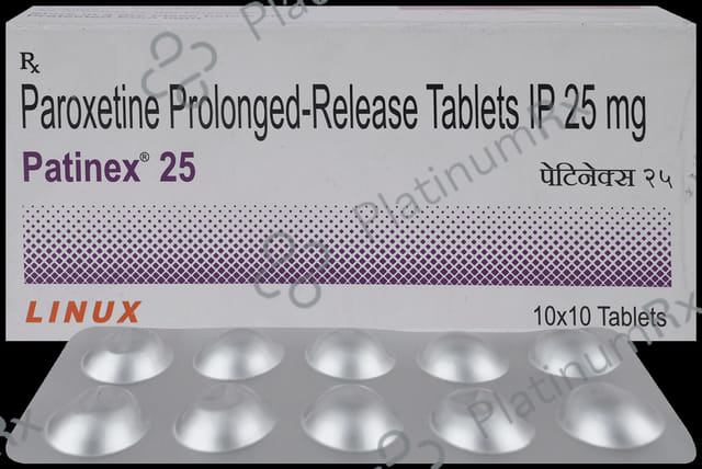 Patinex 25mg Tablet PR 10s