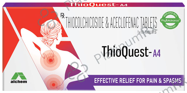 Thioquest A 100/4mg Tablet 10s