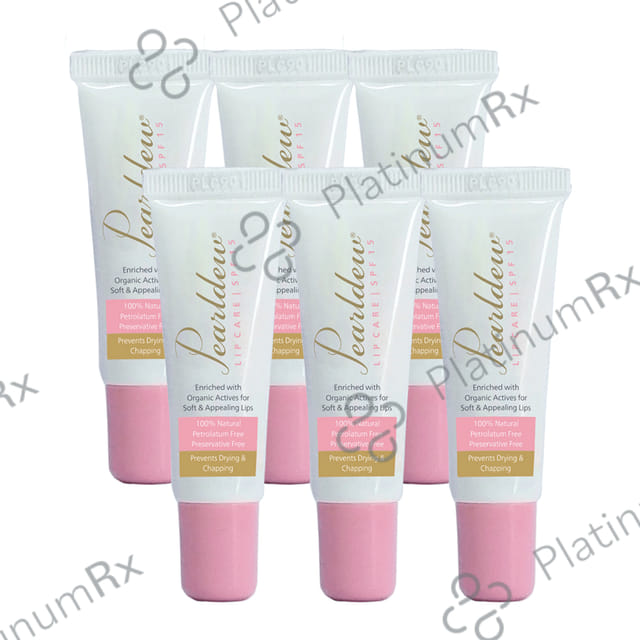 Pearldew Lip Care SPF 15 (10gm Each) 6 Tubes