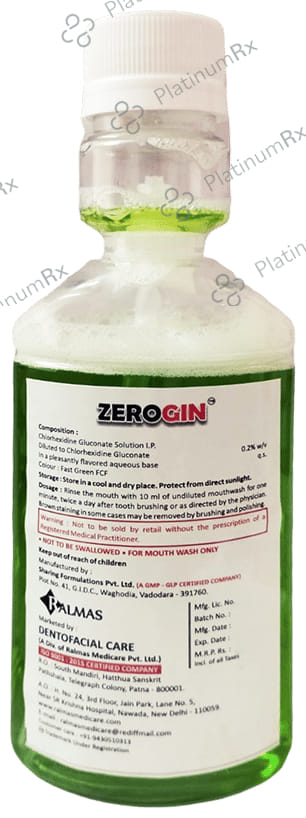 Zerogin Mouth Wash 100ml