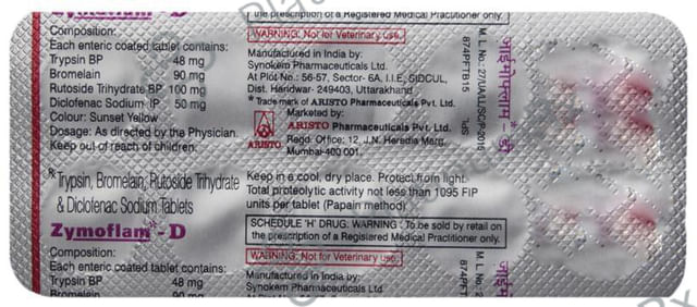 Zymoflam D Tablet 10s