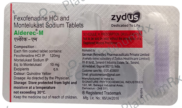 Alderec M Tablet 10s