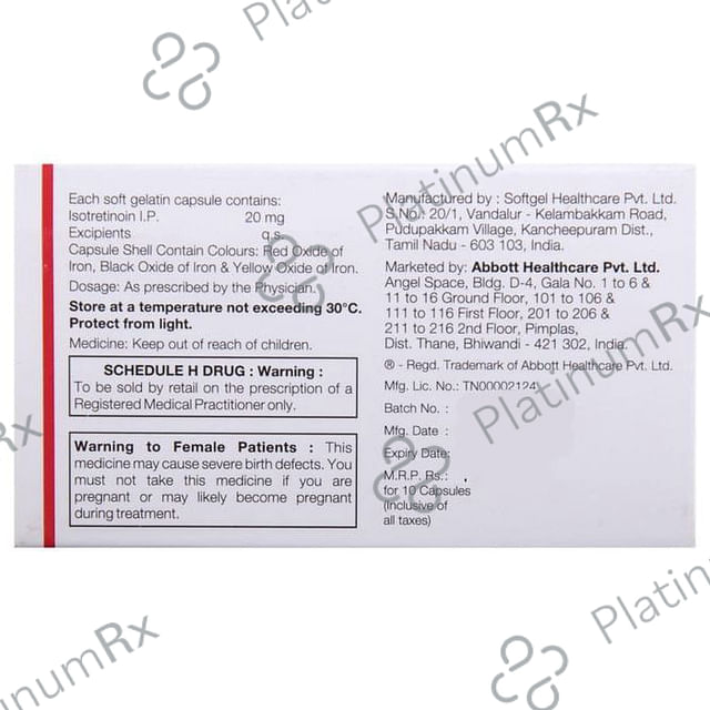 Tufacne 20mg Capsule 10s