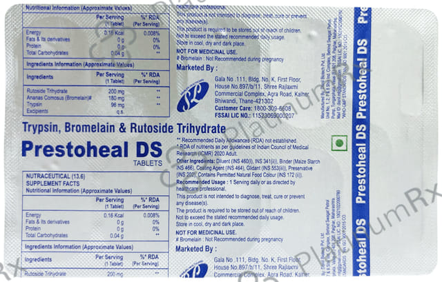 Prestoheal DS Tablet
