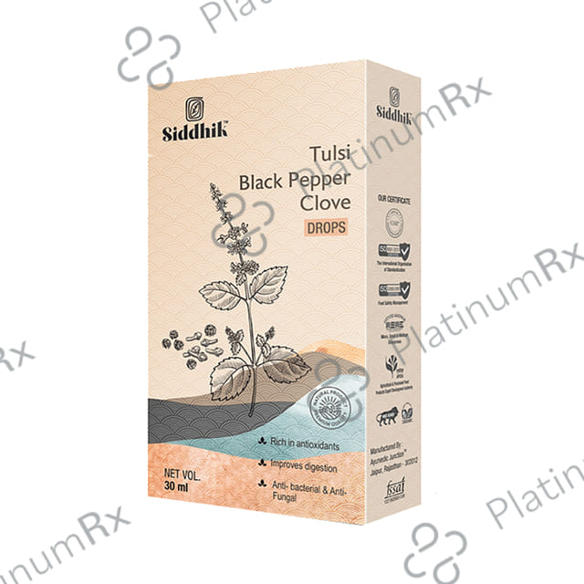 Siddhik Tulsi Black Pepper Clove Drop