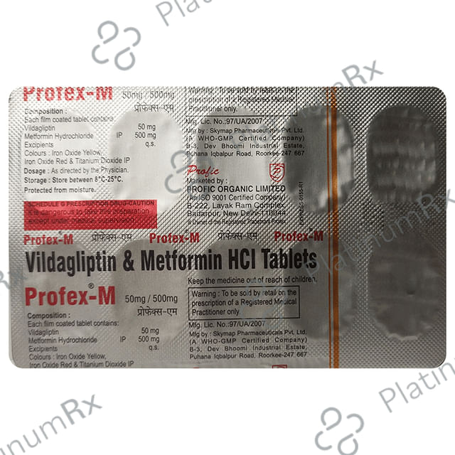 Profex M 500/50mg Tablet 10s