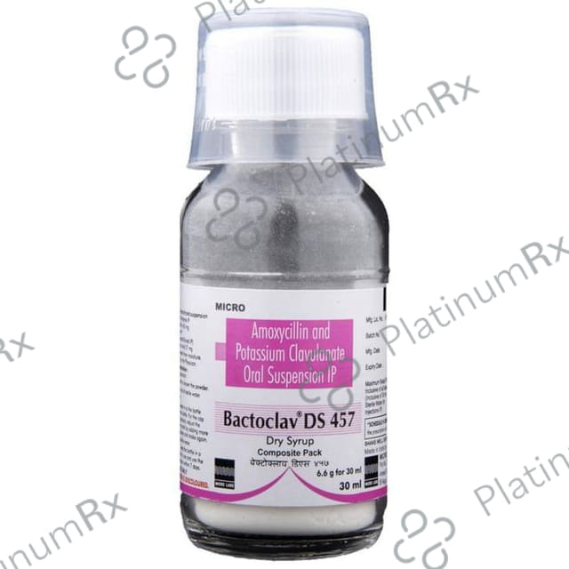 Bactoclav DS 457mg Dry Syrup 30ml