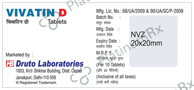 Vivatin D Tablet SR