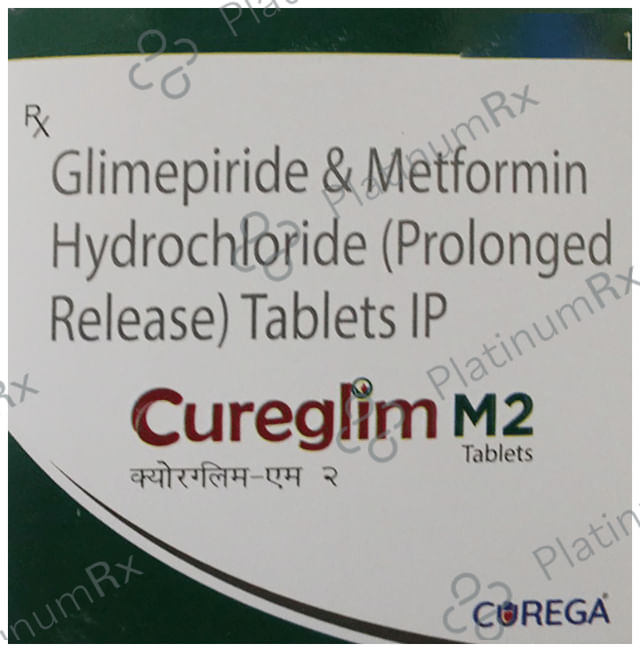 Cureglim M 2mg/500mg Tablet