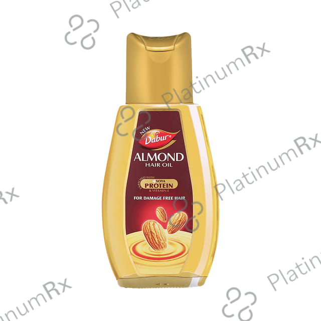 Dabur Almond Hair Oil with Soya Protein & Vitamin E - For Damage Free Hair 200 ml