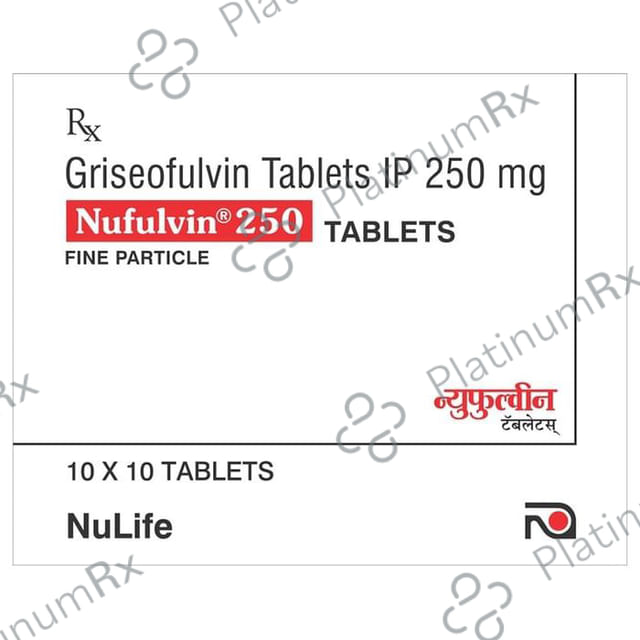 Nufulvin 250mg Tablet