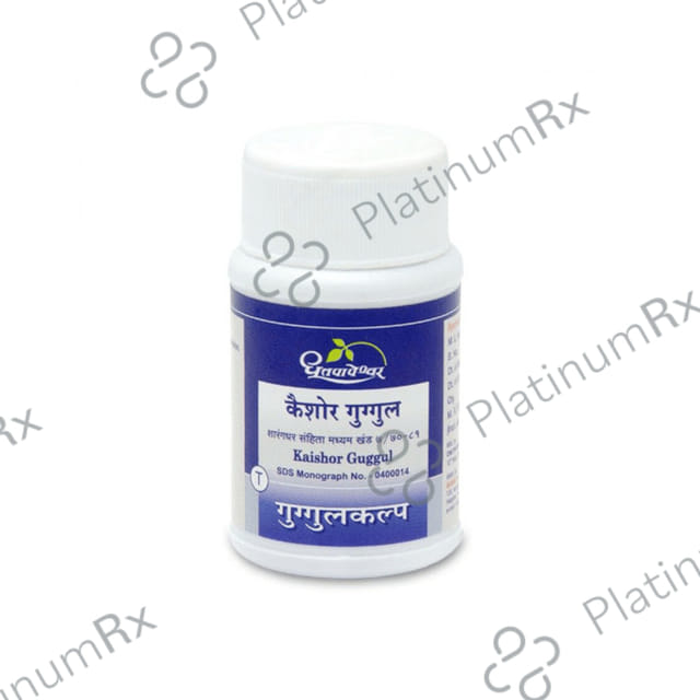 Dhootapapeshwar Kaishor Guggul 1000 tablets