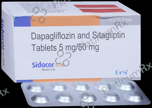 Sidacor 5mg/50mg Tablet