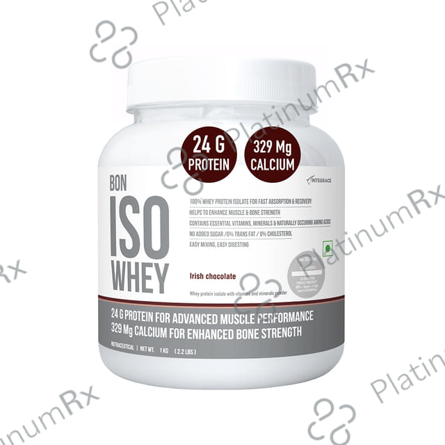 Bon ISO Whey 100% Protein Isolate Irish Chocolate Powder 1kg