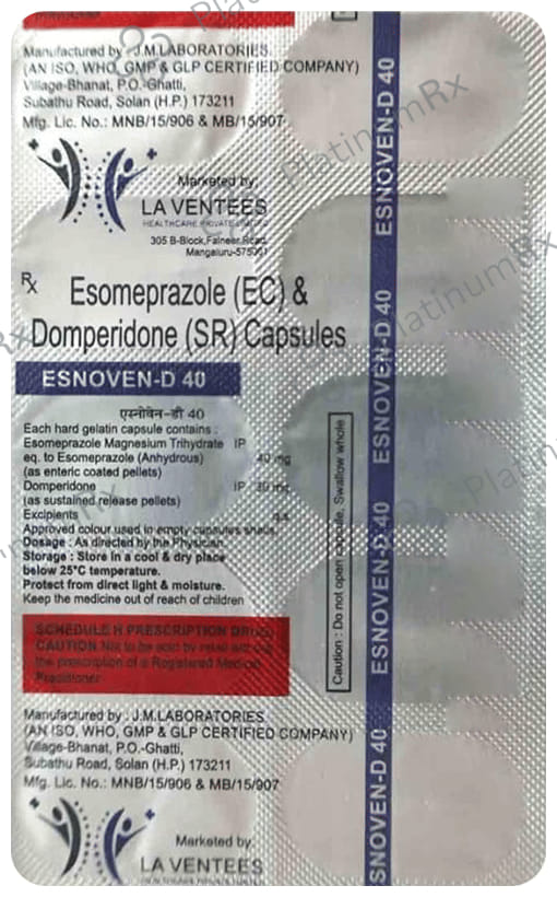 Esnoven D 40mg Capsule SR 10s