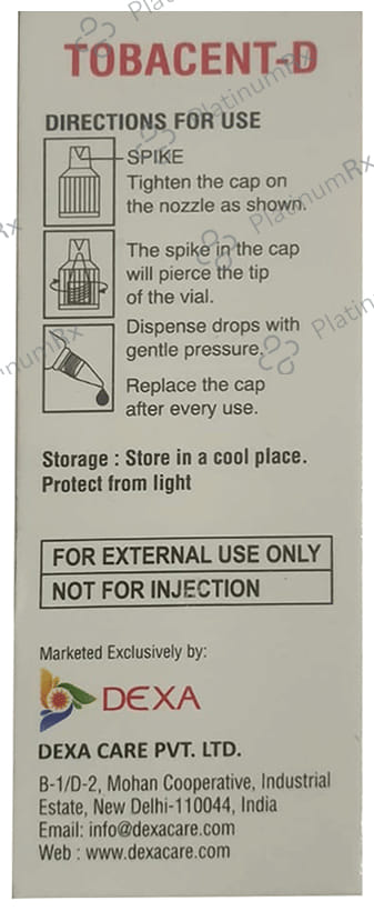 Tobacent D Ophthalmic Solution 10ml