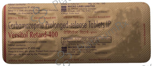 Versitol Retard 400 Tablet PR
