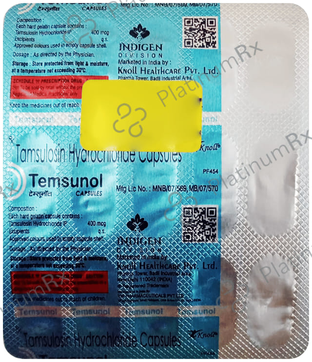 Temsunol 0.4mg Capsule 15s