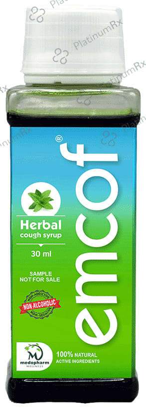 Medopharm Wellness Emcof Herbal Cough Syrup for All Types of Cough & Cold