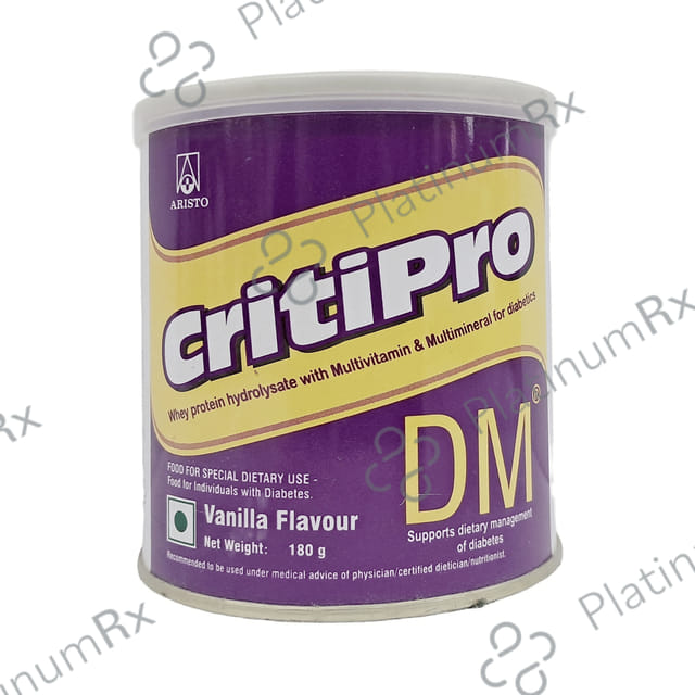 Critipro DM Vanilla Powder 180gm