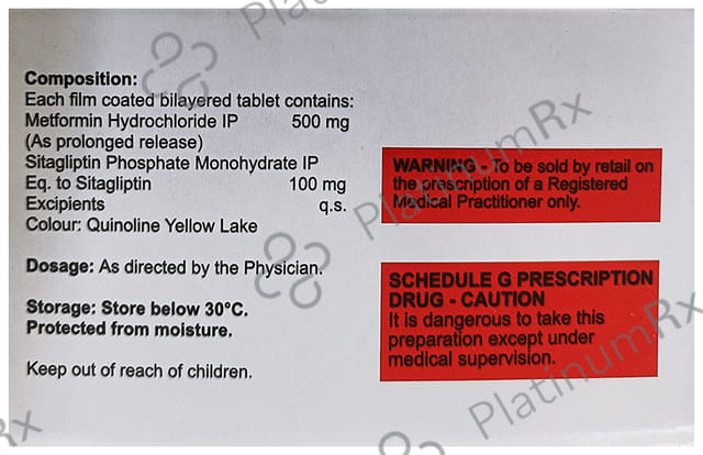 Acosita M SR 100/500mg Tablet 10s