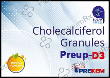Preup D3 Granules Orange Sugar Free 1gm
