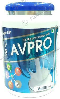 Avpro Whey Protein Powder Vanilla Sugar Free 500 Powder