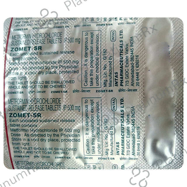 Zomet 500mg SR Tablet 15s