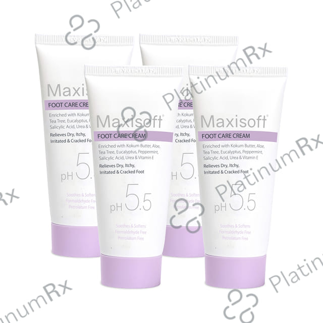 Maxisoft Foot Care Cream (60gm Each) 4 Tubes
