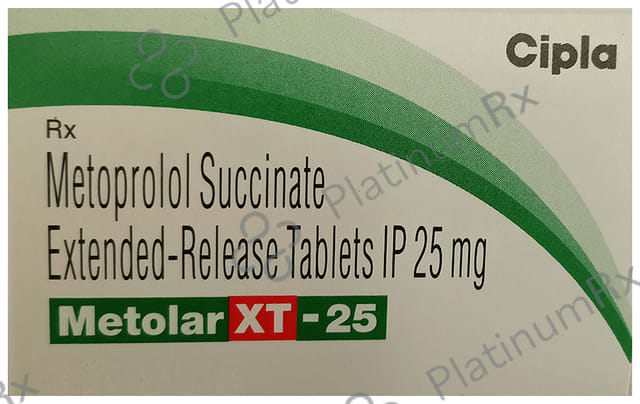Metolar XT 25mg Tablet ER 15s