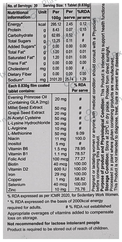 Keraglo Eva Gluten Free Tablet