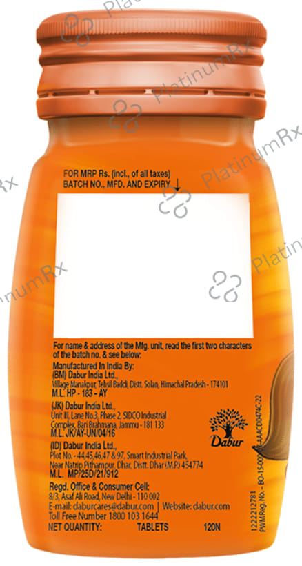Dabur Hajmola Regular Flavour Supports Digestive Health Tablet 120s