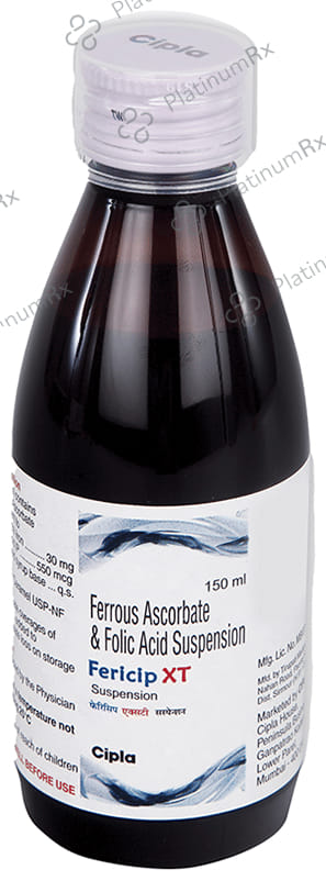 Fericip XT 30mg/550mcg Syrup 150ml