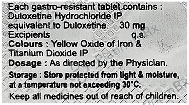 Ducent 30mg Tablet 10s