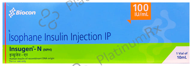 Insugen N 100IU/ml Injection 10ml