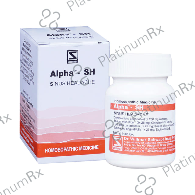 Dr Willmar Schwabe India Alpha - SH Tablet