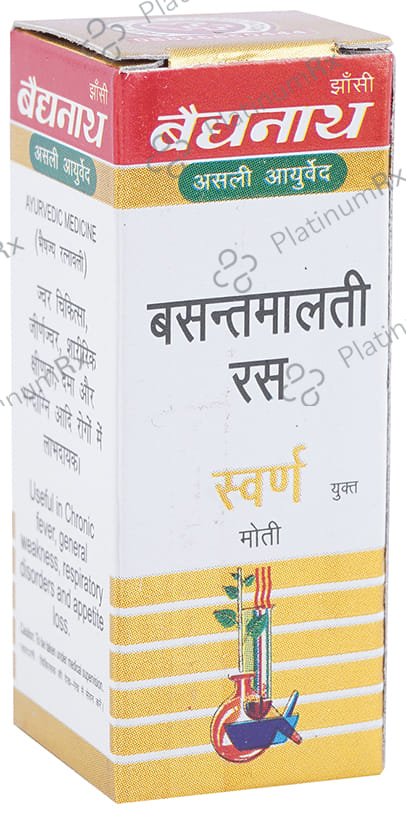 Baidyanath (Jhansi) Basant Malti Ras with Gold Pearl Tablet 25 tablets