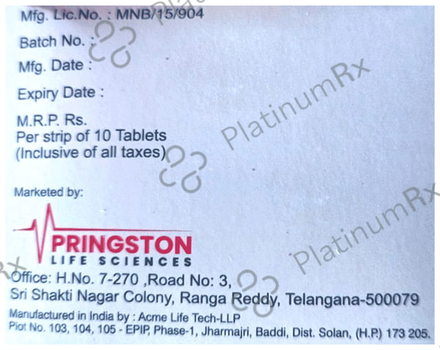 Prin MV 1/500/0.2mg Tablet SR 10s