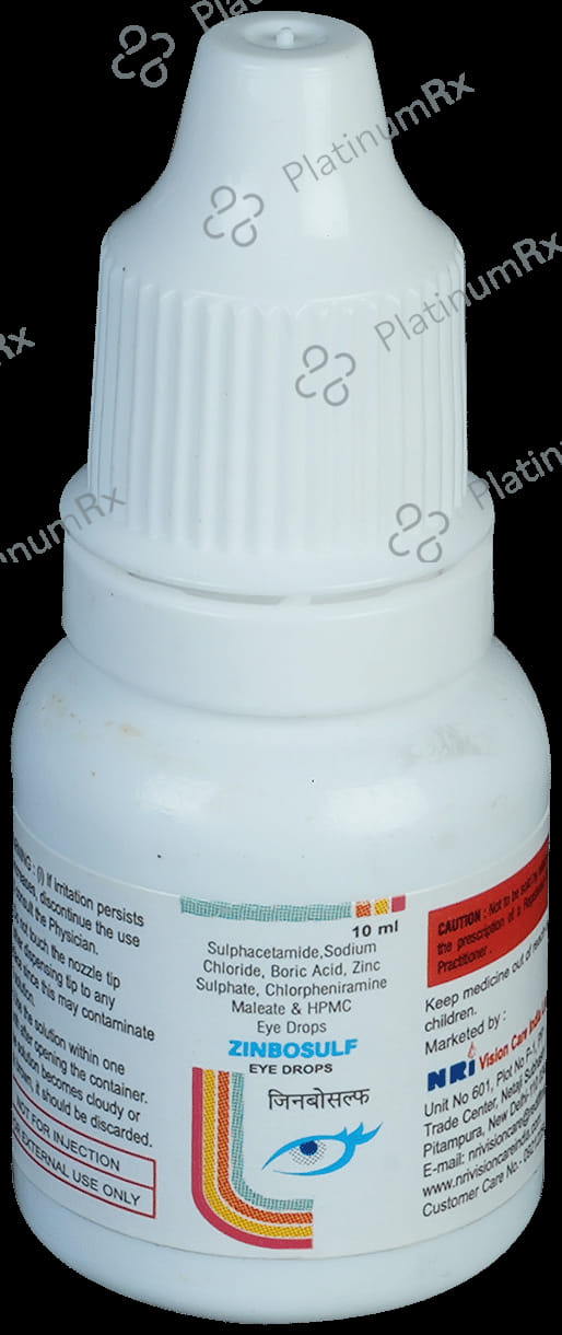 Zinbosulf Eye Drops 10ml