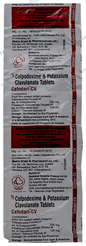 Cefodari-CV Tablet
