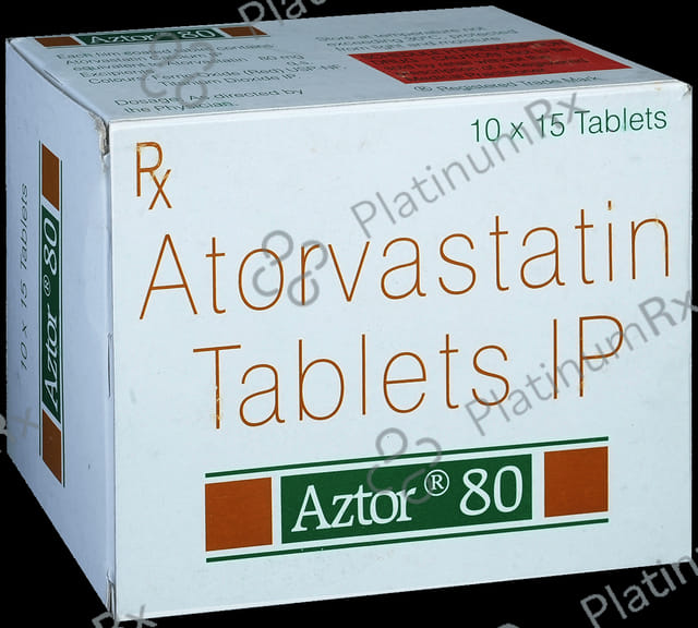 Aztor 80mg Tablet 15s