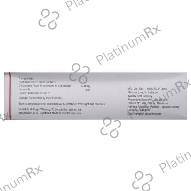 Ceroxim 500mg Tablet 10s